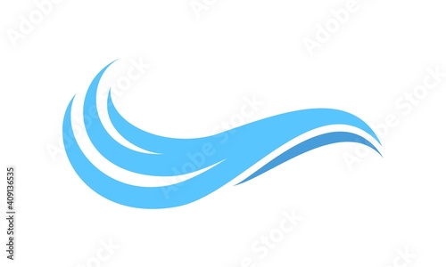 Blue sea wave vector design