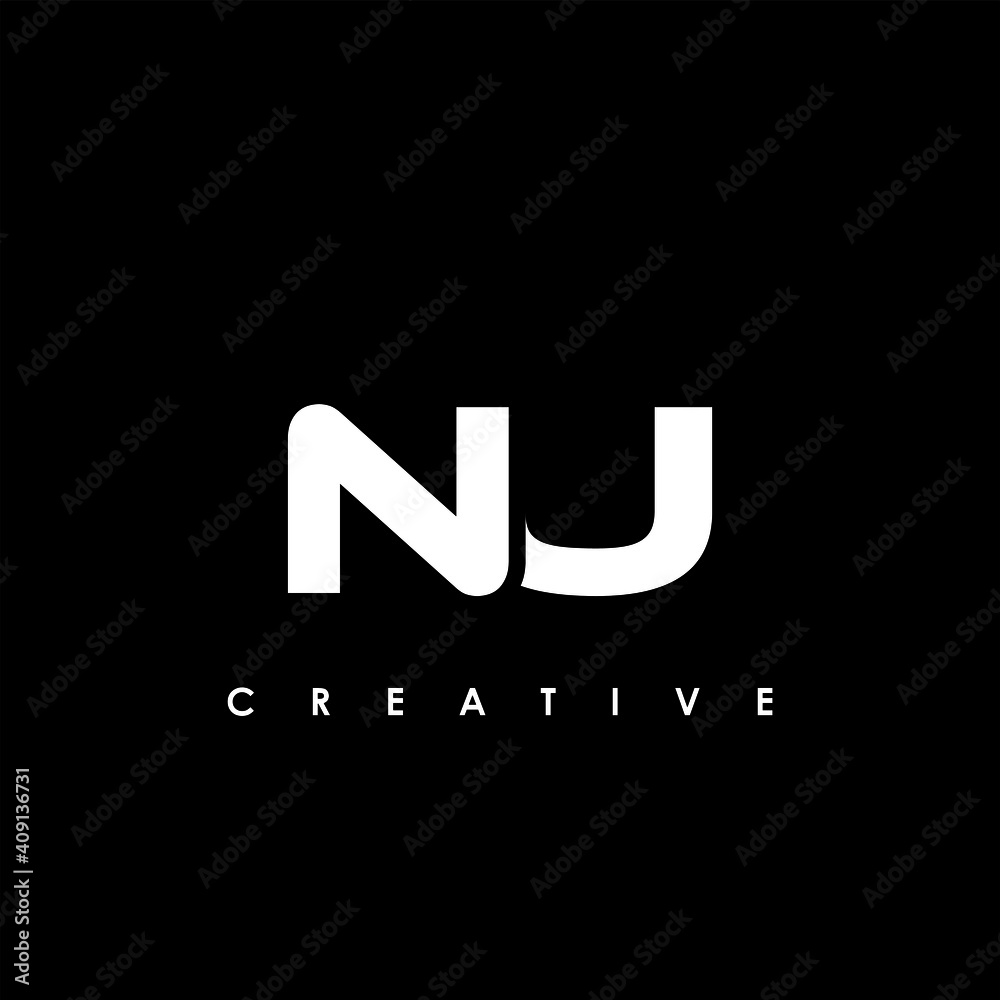 NU Letter Initial Logo Design Template Vector Illustration NU Letter Initial Logo Design Template Vector Illustration