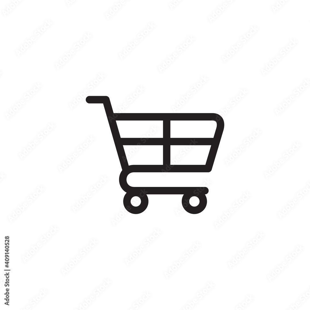 trolley shopping cart icon symbol sign vector trolley shopping cart icon symbol sign vector