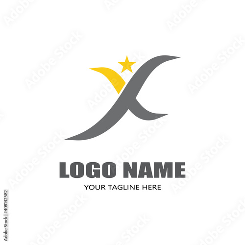 X Logo Template vector icon illustration design