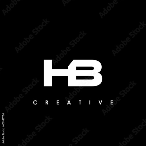 HB Letter Initial Logo Design Template Vector Illustration