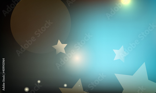 Fototapeta Naklejka Na Ścianę i Meble -  Abstract shiny blurred lights background stock illustration