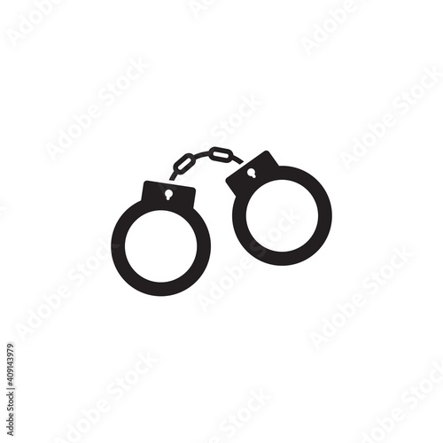 handcuff icon symbol sign vector