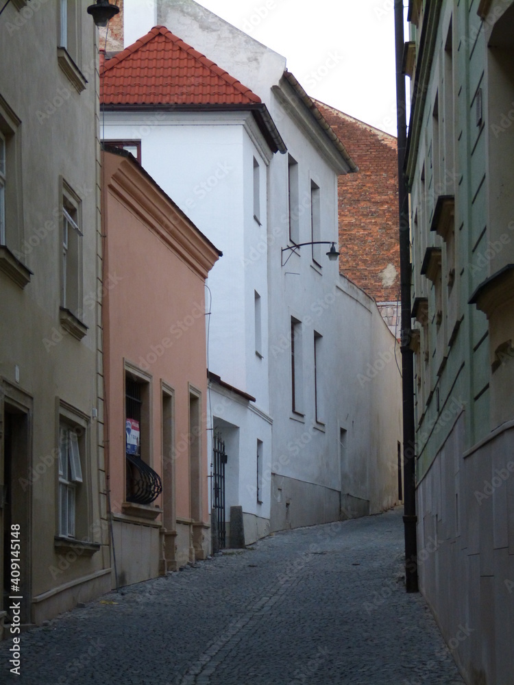 Olomouc (Czech) buildings, streets and historical part of the city