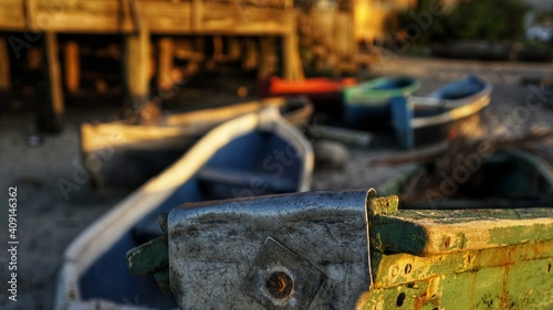 Boats on the beach 