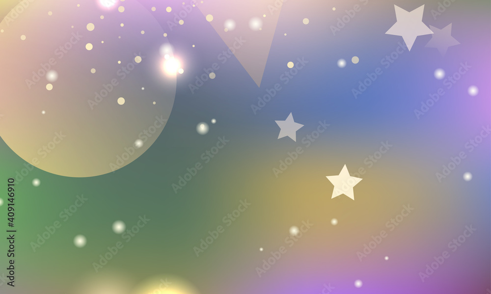 Fototapeta premium Abstract shiny blurred lights background stock illustration