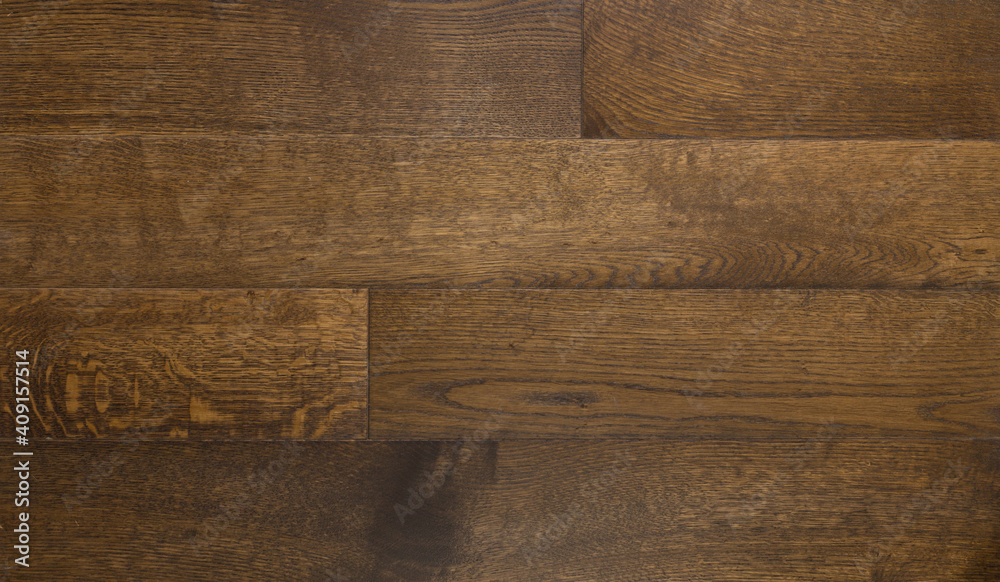 Dark brown wooden parquet panels texture background