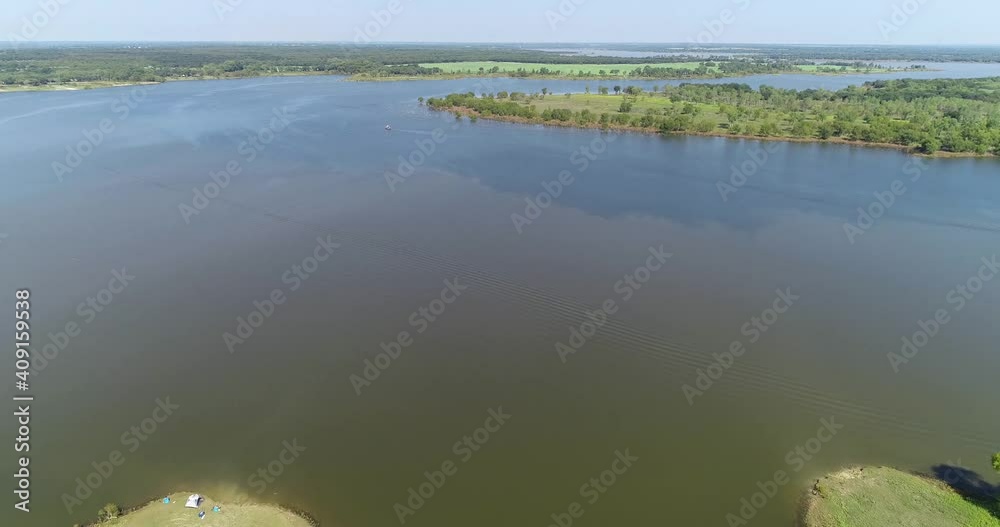 Aerial video of Proctor Lake near Proctor Texas. Aerial video of Proctor Lake near Proctor Texas.