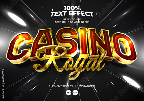 CASINO Text Effect