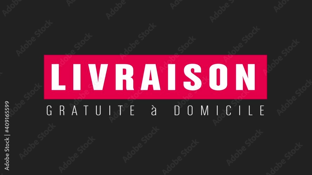 livraison à domicile