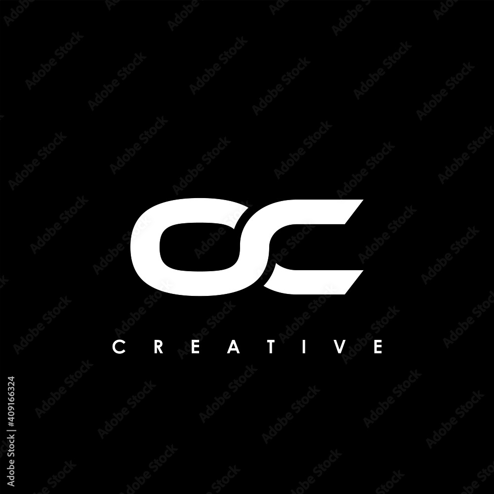 OC Letter Initial Logo Design Template Vector Illustration OC Letter Initial Logo Design Template Vector Illustration