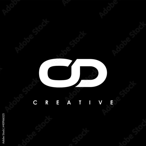 OD Letter Initial Logo Design Template Vector Illustration