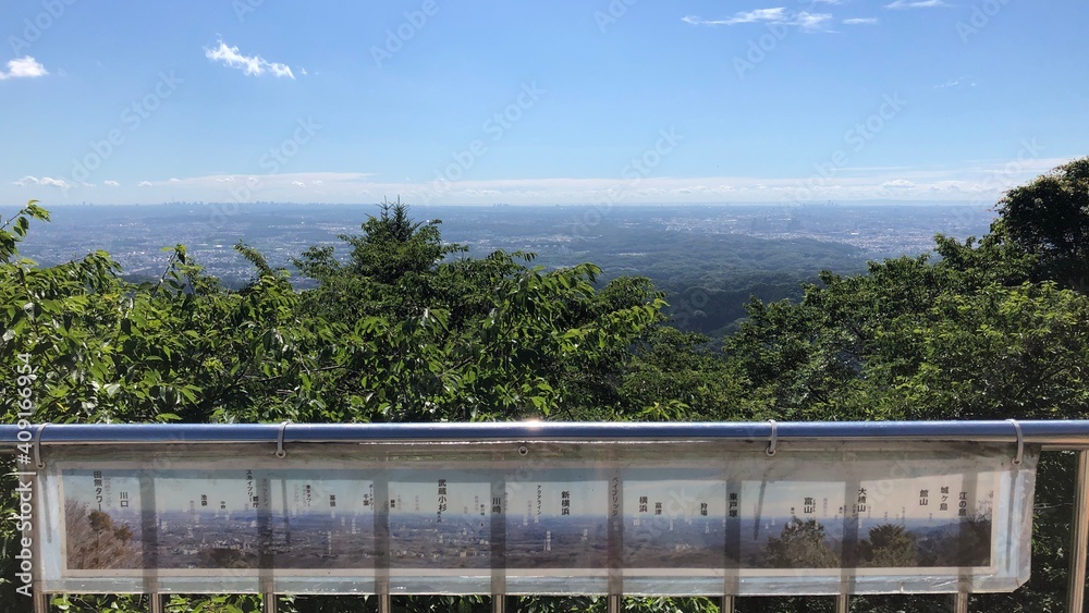Obraz premium 高尾山からの眺め