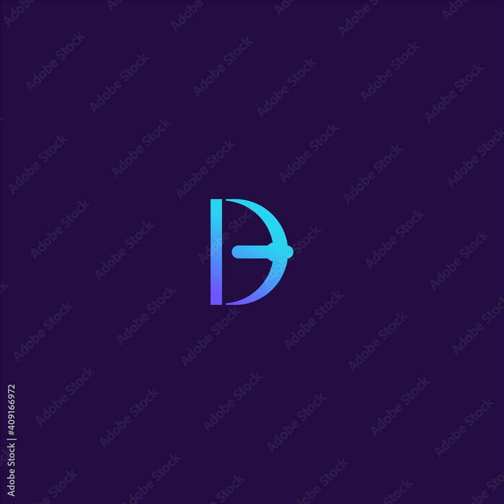 DH letter geometric concept logo designs vector DH letter geometric concept logo designs vector