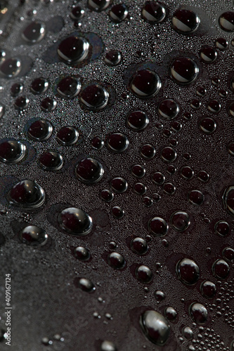 Wallpaper Mural Water droplets in plastic bottle macro background high quality prints Torontodigital.ca