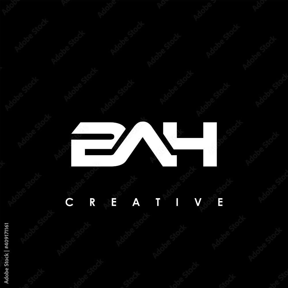 BAH Letter Initial Logo Design Template Vector Illustration BAH Letter Initial Logo Design Template Vector Illustration