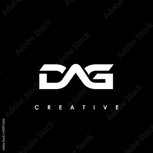 DAG Letter Initial Logo Design Template Vector Illustration photo