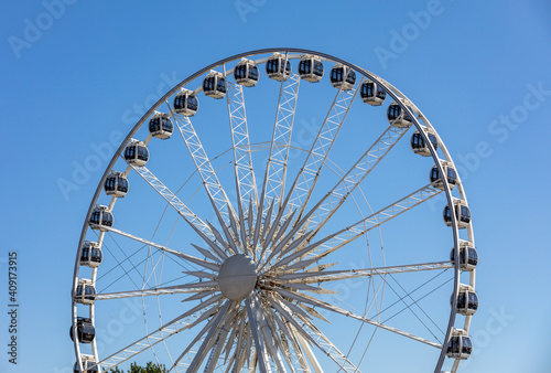 Ferris wheel on the Granary Island in Gdansk, Poland