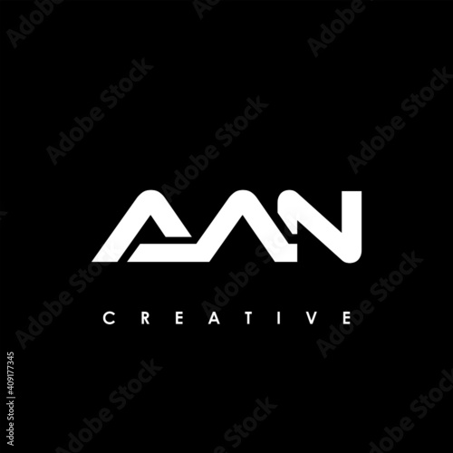 AAN Letter Initial Logo Design Template Vector Illustration photo