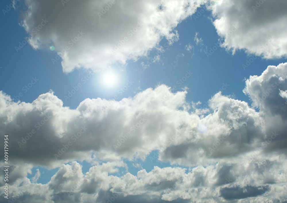 Obraz premium Cloudy sky background