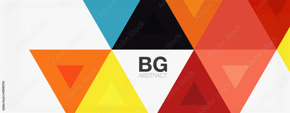 Mosaic triangle pattern abstract background for cover, banner, flyer and poster and other template Mosaic triangle pattern abstract background for cover, banner, flyer and poster and other template