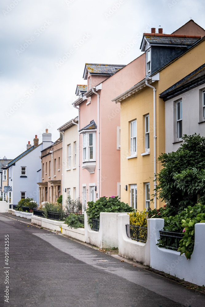 Colourful Seaside Houses Of 'Riverside', Shaldon