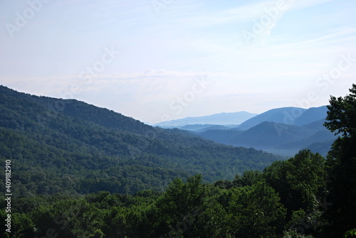 Panorama Landschaft im Great Smoky Mountains National Park, Tennessee © Ulf