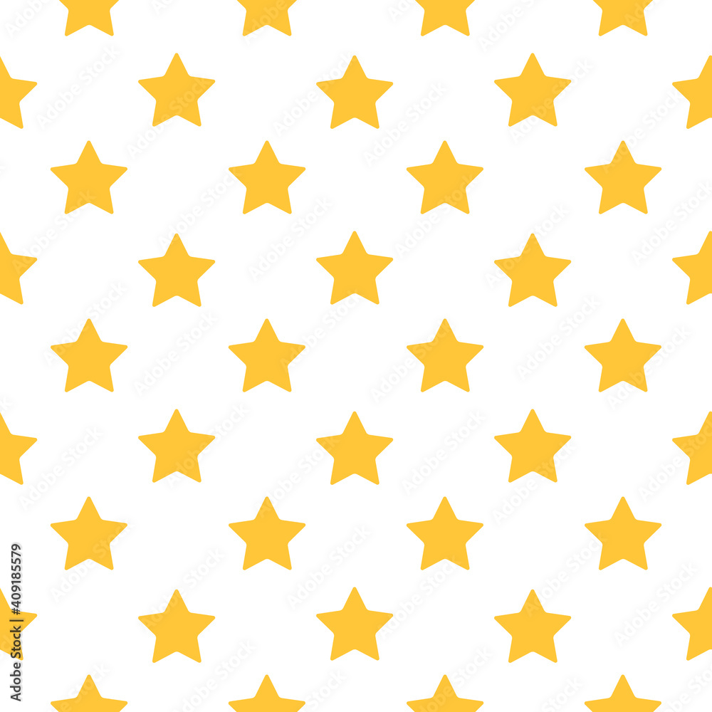 Cute seamless pattern with stars. It can be used for packaging, wrapping paper, textile and etc. Cute seamless pattern with stars. It can be used for packaging, wrapping paper, textile and etc.