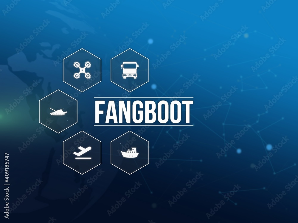Fototapeta premium Fangboot