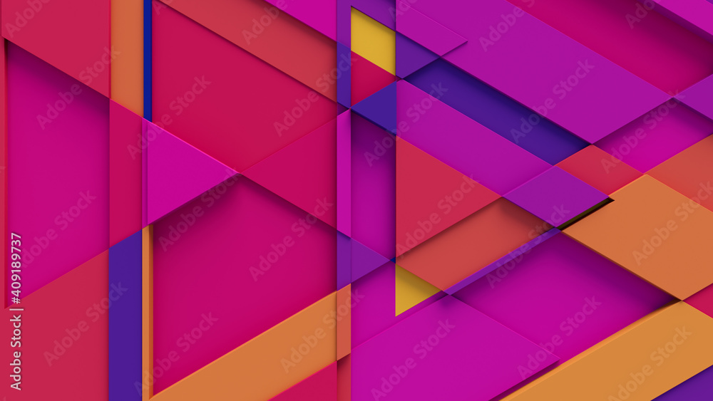 Multicolored tech background, with a geometric 3D structure. Clean, vibrant design with simple, bright, modern forms. 3D render Multicolored tech background, with a geometric 3D structure. Clean, vibrant design with simple, bright, modern forms. 3D render