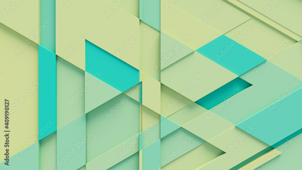 Multicolored tech background, with a geometric 3D structure. Clean, pastel colored design with simple, modern forms. 3D render Multicolored tech background, with a geometric 3D structure. Clean, pastel colored design with simple, modern forms. 3D render
