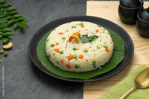 Upma  or rava upma photo