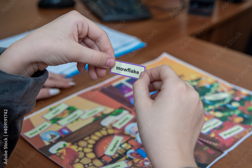 Obraz premium Card with the words