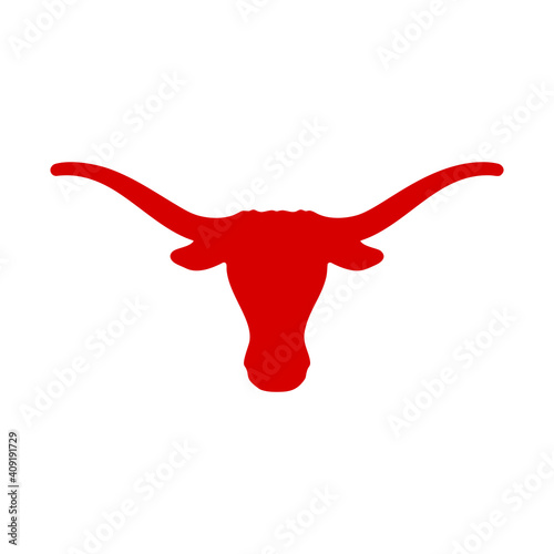 Texas buffalo icon vector logo design creative idea ranch inspirations