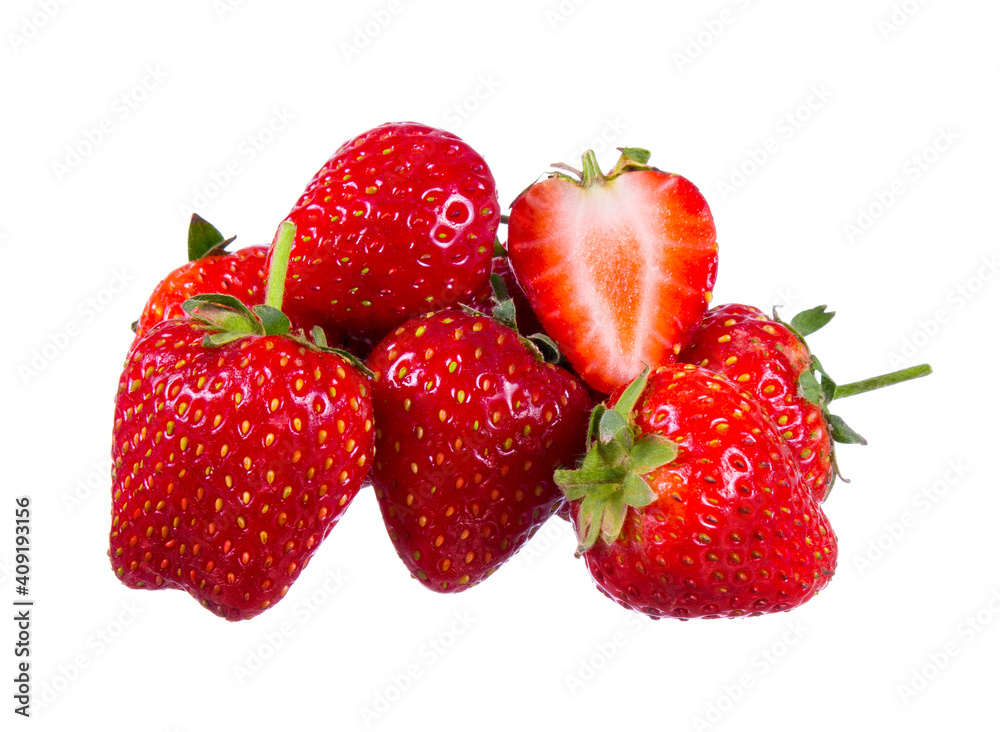 Fresh ripe Strawberry isolated on white background. Fresh ripe Strawberry isolated on white background.