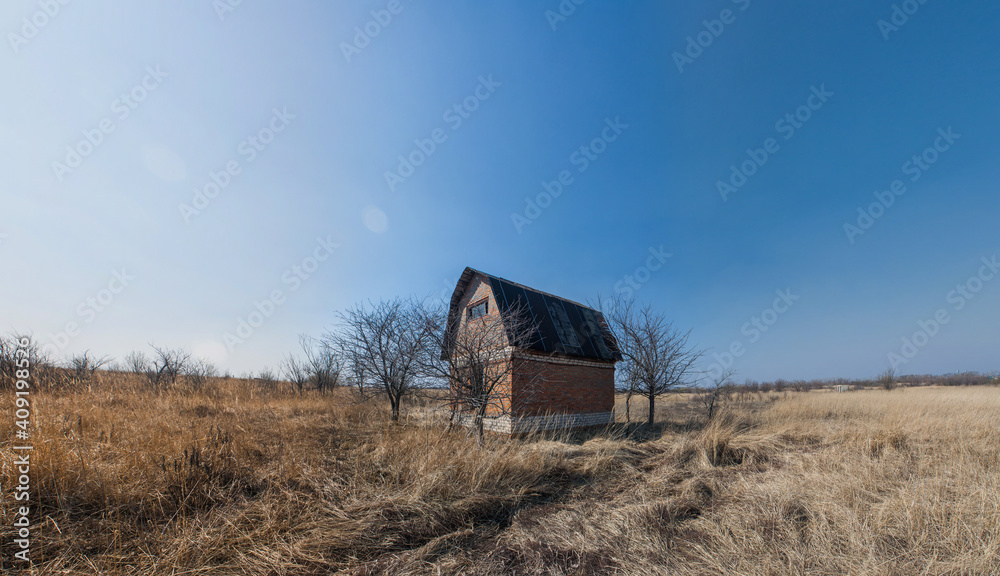 Old abandoned house in the field Old abandoned house in the field