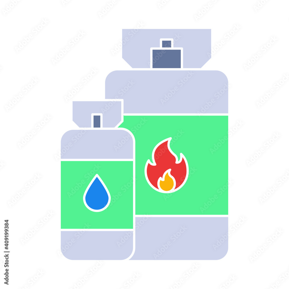 Gas cylinder icon Gas cylinder icon