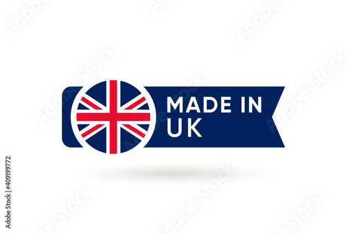 Made In United Kingdom Banner icon design
