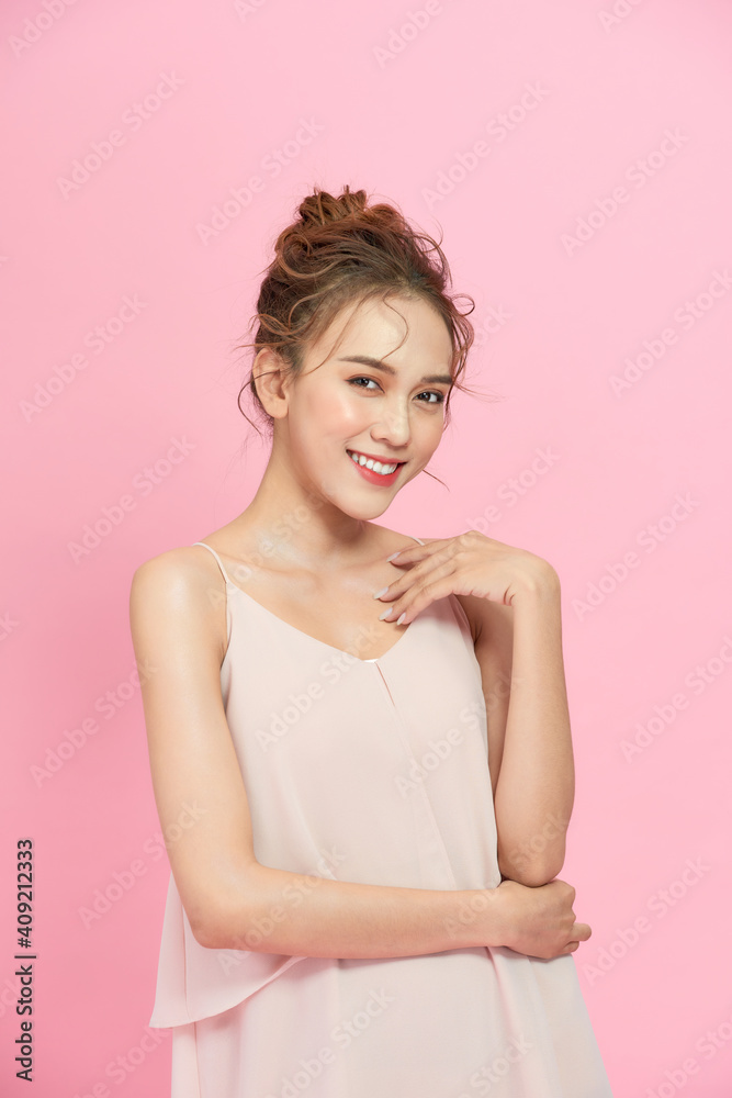 Young woman with perfect skin clean and white teeth Young woman with perfect skin clean and white teeth