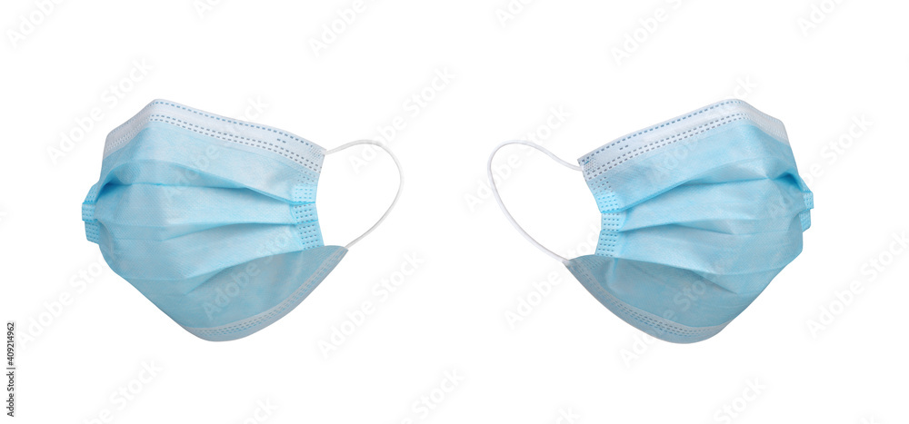 Masks isolated on white background. Masks isolated on white background.
