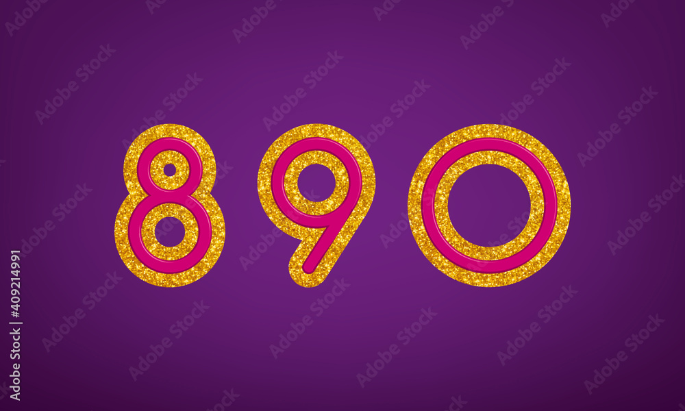 Glam Glitter Alphabet 890 Glam Glitter Alphabet 890