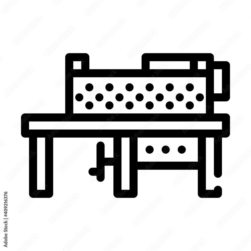 grinding machine line icon vector illustration flat grinding machine line icon vector illustration flat