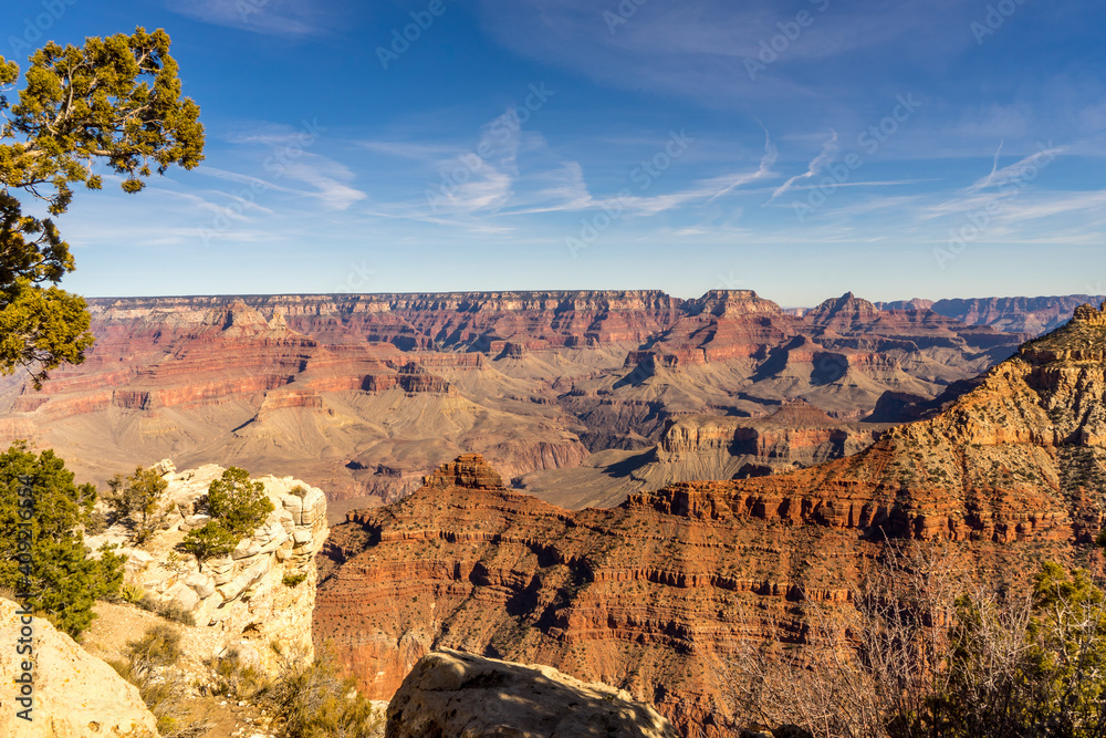 USA, Arizona, Grand Canyon National Park. Helicopter view.. USA, Arizona, Grand Canyon National Park. Helicopter view..