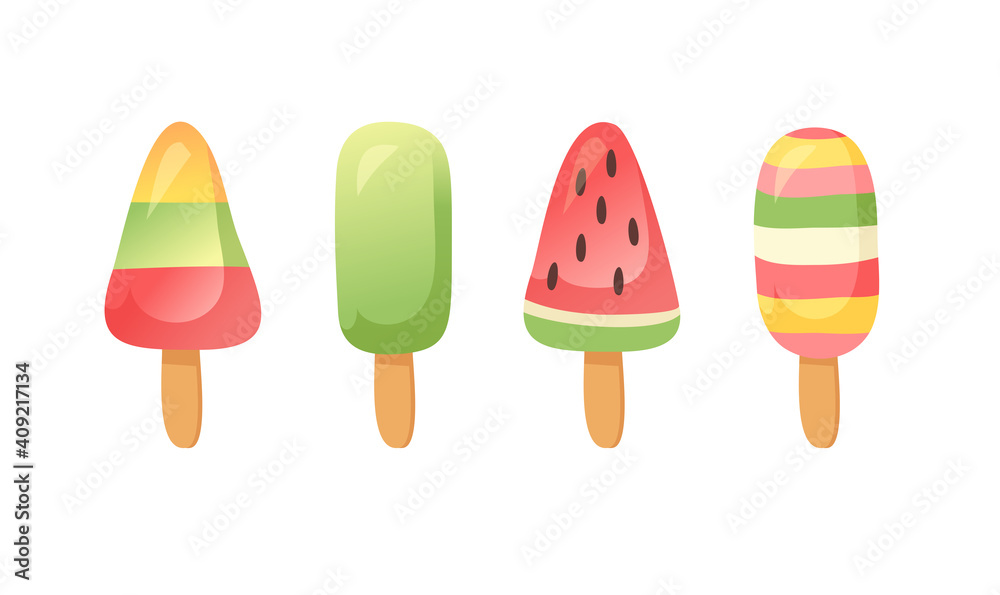 Hand Drawn Ice Cream Vector Artistic Drawing. Summer Illustration Sweet Fast Food Hand Drawn Ice Cream Vector Artistic Drawing. Summer Illustration Sweet Fast Food