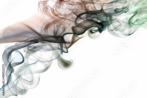 Colorful smoke mist background