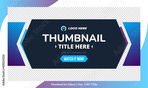 Editable Thumbnail for videos and all social platforms usable in your all videos Editable Premium Vector, Customizable Thumbnails fully customizable