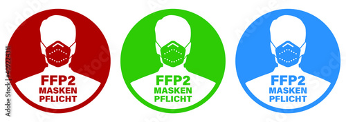 Corona Virus FFP2 Masken Pflicht