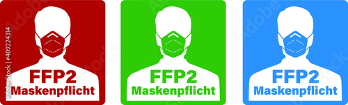 Corona Virus FFP2 Masken Pflicht