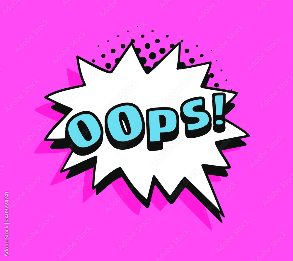 Pop art speech bubble drawing with text. Cartoon style vector collection of frames. Comic illustration on color background Pop art speech bubble drawing with text. Cartoon style vector collection of frames. Comic illustration on color background