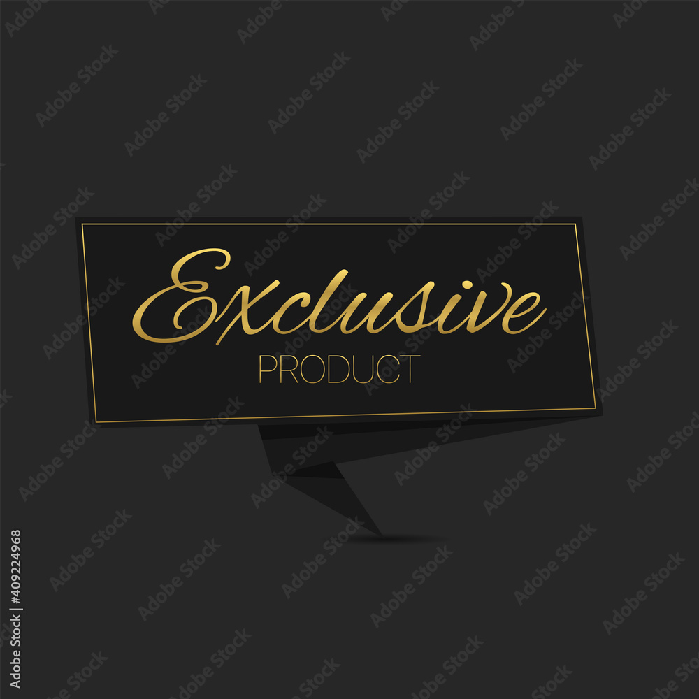 Obraz premium Exclusive quality label template